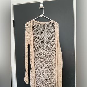 Long knit hippie cardigan